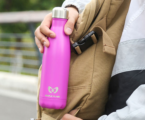 Simple Flask water bottle 17 oz
